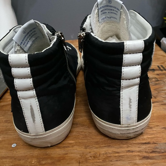Golden Goose Mens High Top Slide Sneakers 45 New - Picture 5 of 9